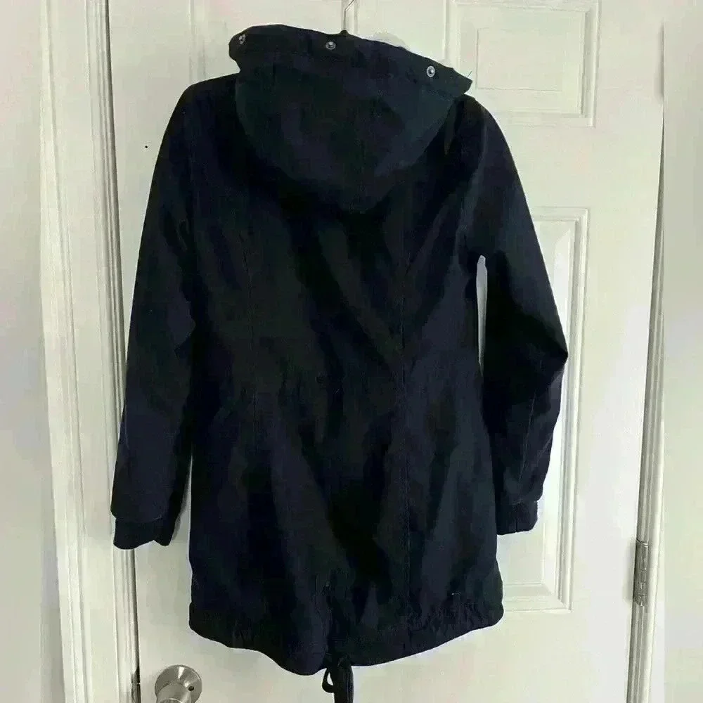 Hollister coat navy blue - Picture 6 of 8